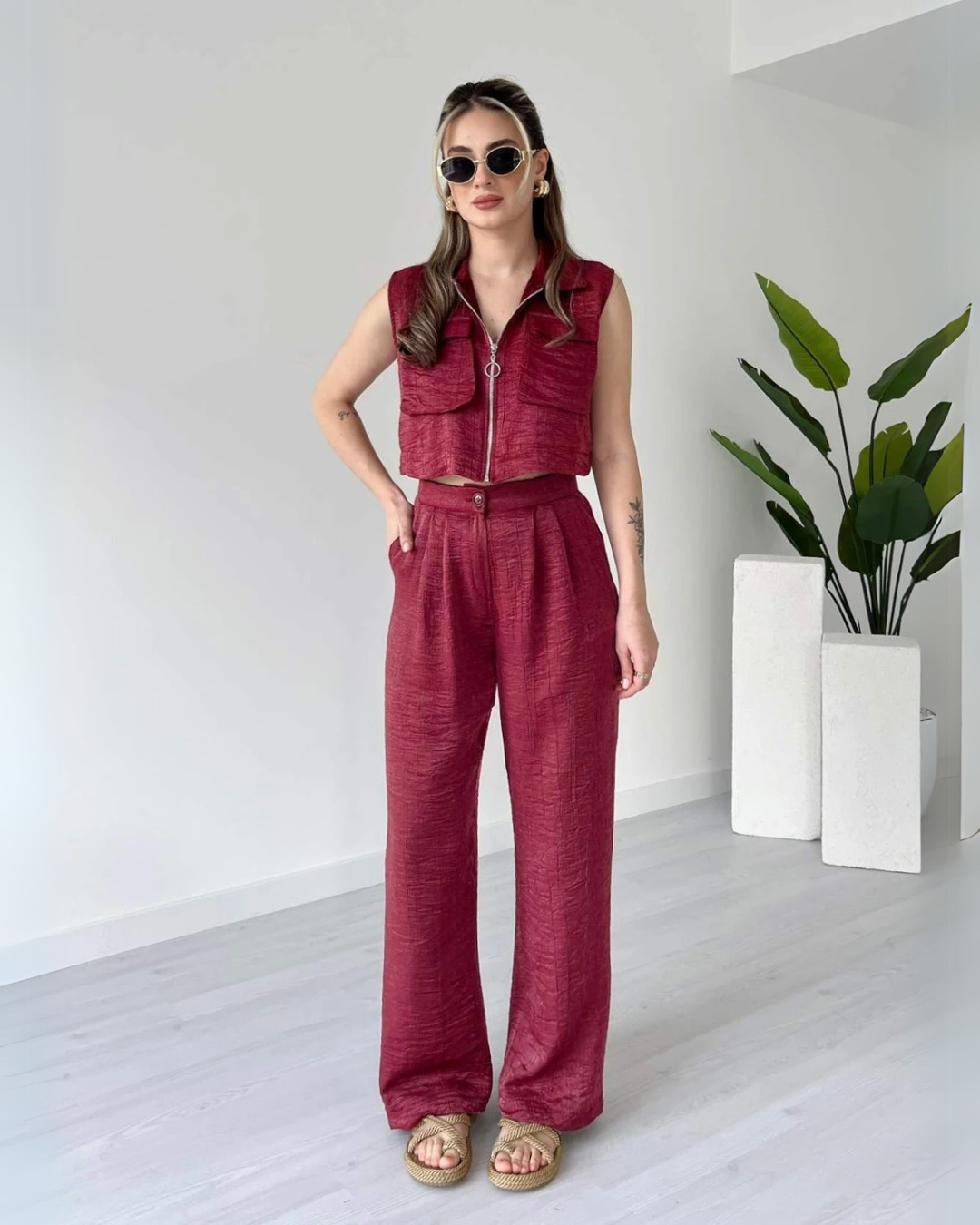 Wine Dust Everyday Edge Co-ord