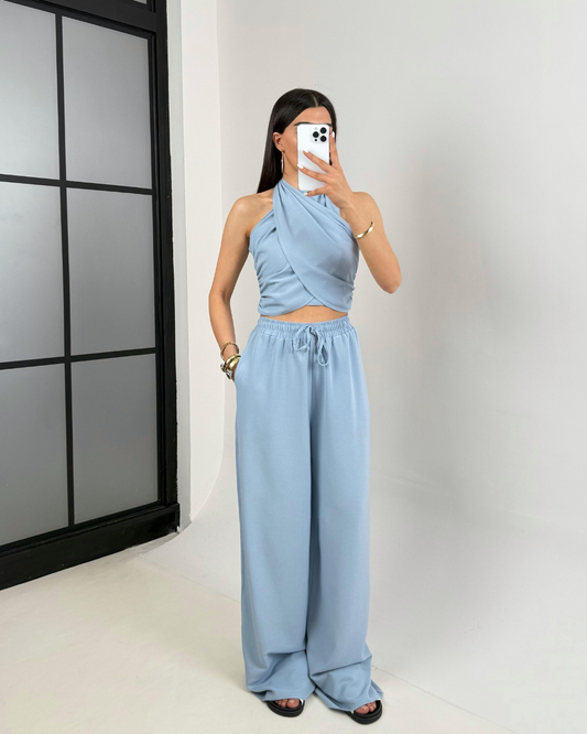 Sapphire Fog Twist Co-ord Set