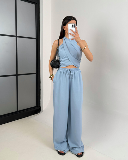 Sapphire Fog Twist Co-ord Set