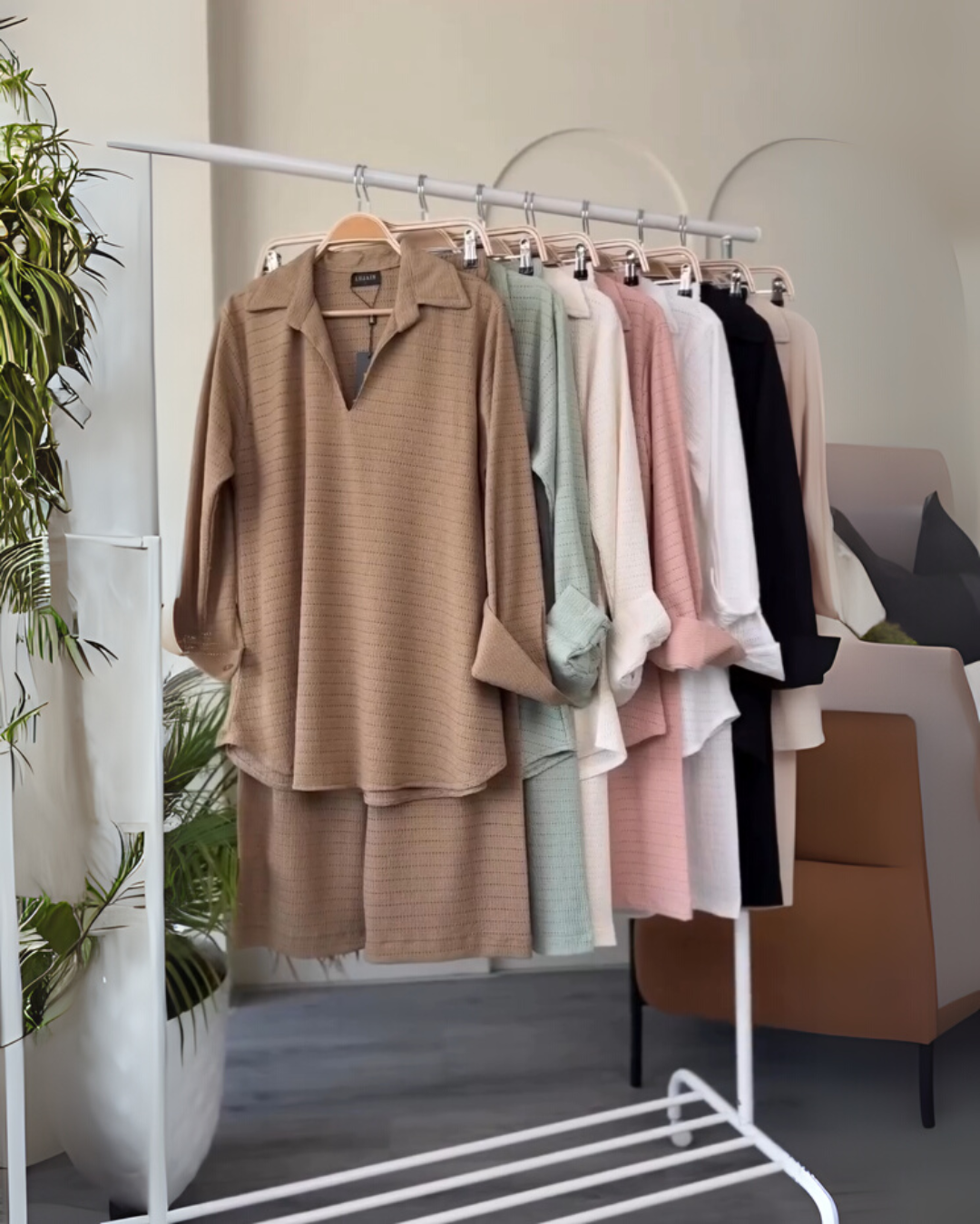 Bare Rose Textured Co-ord Set