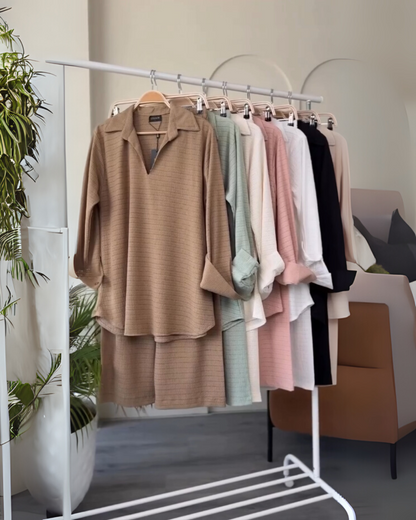 Olive Textured Co-ord Set