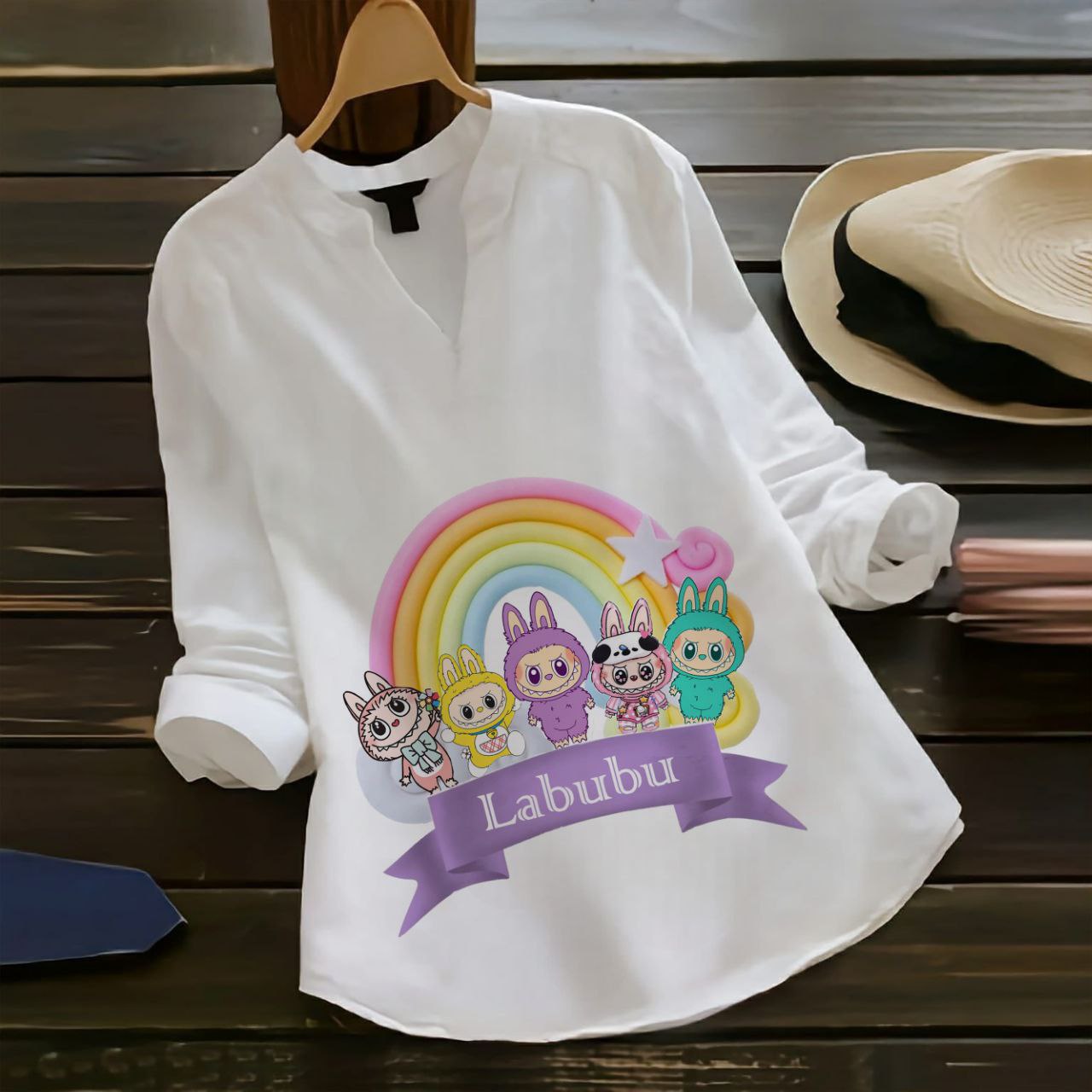Rainbow Labubu Parade Shirt