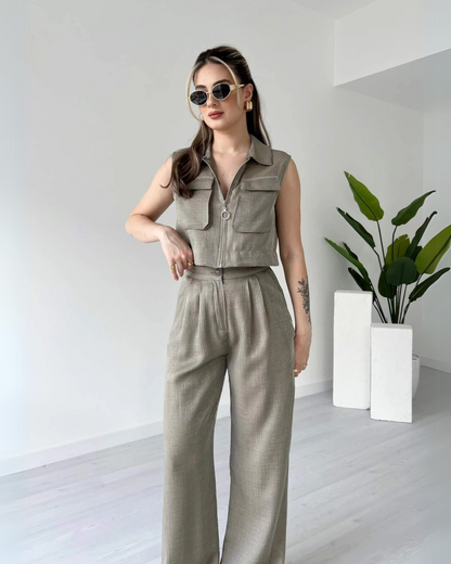 Muted Stone Everyday Edge Co-ord