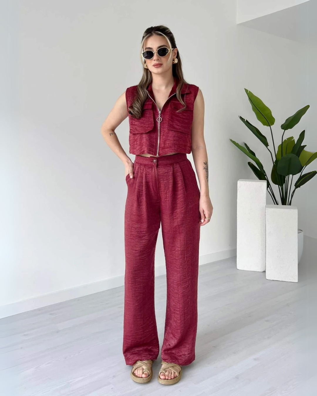 Wine Dust Everyday Edge Co-ord