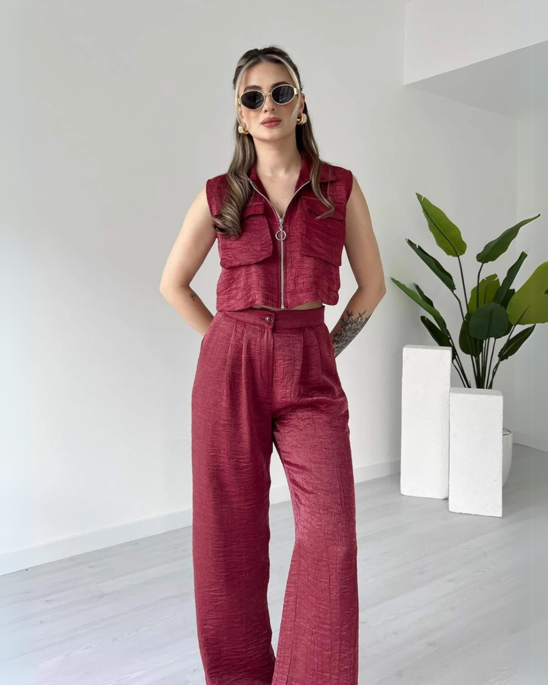 Wine Dust Everyday Edge Co-ord