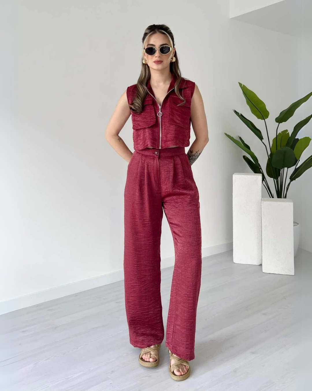 Wine Dust Everyday Edge Co-ord