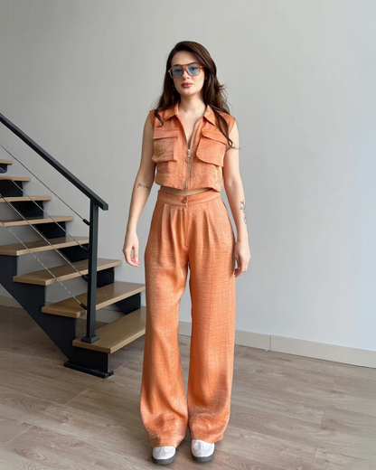 Citrus Ember Everyday Edge Co-ord