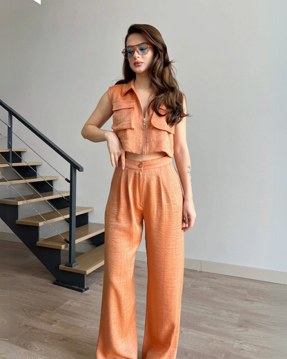 Citrus Ember Everyday Edge Co-ord