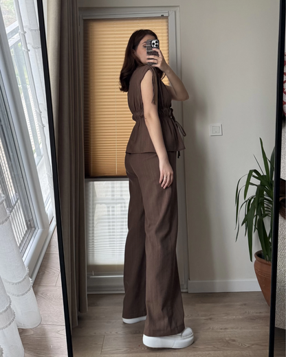 Earth Clay Tied Grace Co-ord