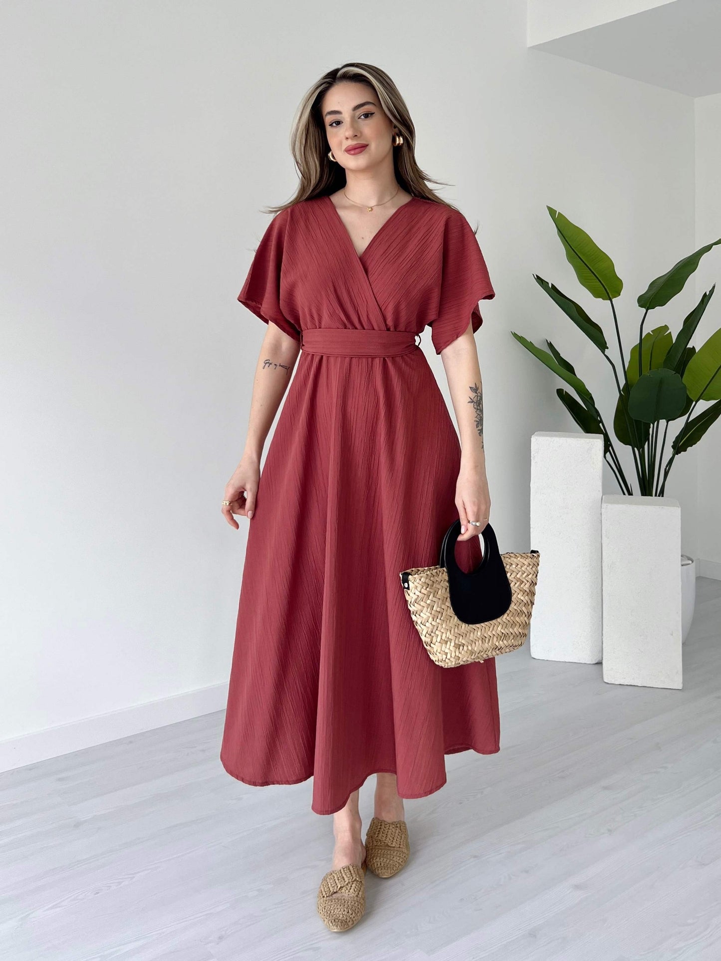 Clay Rose Evora Midi Dress